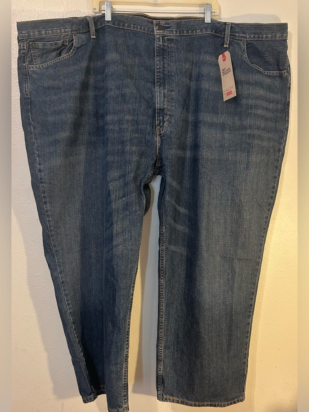 Levis 559 Relaxed Straight Jeans Mens 62x30 Big & Tall Blue Denim New With Tags
